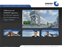 Tablet Screenshot of grebner-ingenieure.de